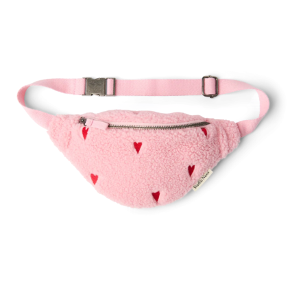 STUDIO NOOS Ledvinka Mini Teddy Light Pink Hearts