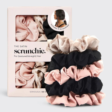 KITSCH Saténové gumičky – Assorted (5)