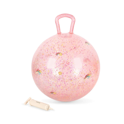 KONGES SLOJD Skákací míč GLITTER RAINBOW (4)