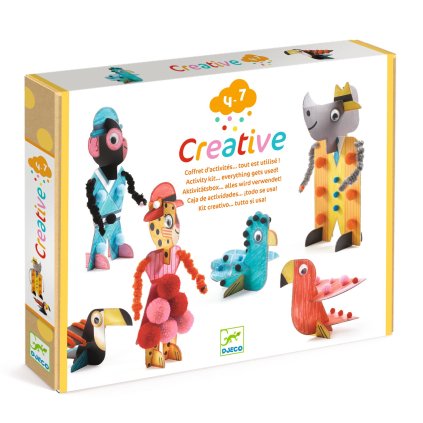 DJECO Kreativní sada Zvířátka ze savany