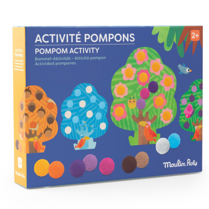 MOULIN ROTY Kreativní sada bambulkové stromy Les Toupitis (3)