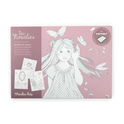MOULIN ROTY × KIDYWOLF Kreslící předlohy Les Rosalies (1)
