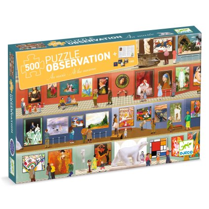 DJECO Puzzle Muzeum umění - 500 pcs