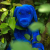 MOULIN ROTY Plyšový pes Chien Bleu