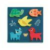 774 1 djeco drevene puzzle zviratka v modrem