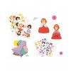 3069 2 djeco samolepkovy set roztomile princezny
