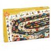 DJECO Vyhledávací puzzle Rallye - 54 pcs