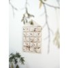 Wall Calendar Yule Greens embroidery Natural 2