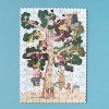 LONDJI Kapesní oboustranné puzzle Strom - 100 pcs