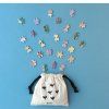 LONDJI Kapesní puzzle jednorožec - 100 pcs