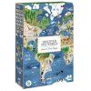 LONDJI Velké puzzle Objevuj svět - 200 pcs