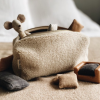 STUDIO NOOS Pouzdro - Ecru teddy