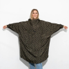 VIVI MARI Kabát do deště Drops olive/black