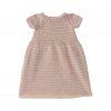 MAILEG Pink knitted dress for bunny - size 4