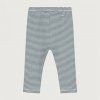 GRAY LABEL Legíny pro miminko GOTS / Blue Grey - Cream