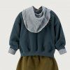 GRAY LABEL Mikina pro miminka GOTS / Blue Grey