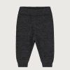 GRAY LABEL Pletené kalhoty pro miminka RWS - Nearly Black Melange