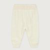 GRAY LABEL Pletené kalhoty pro miminka RWS - Cream
