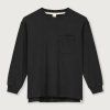 GRAY LABEL Oversized Triko L/S GOTS - Nearly Black