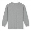 GRAY LABEL Oversize triko L/S GOTS - Grey Melange