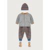 GRAY LABEL Baseball kardigan pro miminka GOTS - Grey Melange