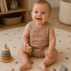GRAY LABEL Baby Body Grow GOTS - Biscuit