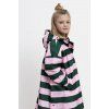 VIVI MARI Dětský kabát do deště Bolt stripes Green/rose