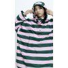VIVI MARI Children's rain coat Bolt stripes Green/rose