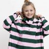 VIVI MARI Dětský kabát do deště Bolt stripes Green/rose