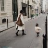 Brown Faux Fur Mom Bag