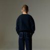 THE NEW SOCIETY Mikina Space - Midnight navy