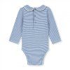 GRAY LABEL Baby overálek s límečkem GOTS - Blue Moon / Cream