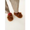 LIEWOOD Pantofle Aviaja Bear - Golden caramel