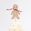 MERI MERI Vánoční ozdoby na muffiny - Gingerbread