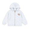KONGES SLOJD Mikina na zip - OFF WHITE MELANGE