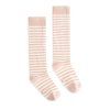 GRAY LABEL Dlouhé ponožky GOTS - Faded pink - Cream