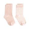 GRAY LABEL Set ponožek GOTS - faded pink - Cream