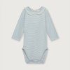 GRAY LABEL Body pro miminka s límcem GOTS Sky - Cream