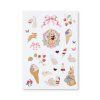 KONGES SLOJD Knížka se samolepkami - A STICKER A DAY / PINK