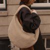 STUDIO NOOS Taška Cross body - Ecru Teddy