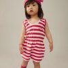 GRAY LABEL Overal POP Terry - Cherry - Cream