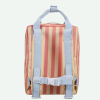 STICKY LEMON Batoh medium Envelope - stripes coral pink + sandy yellow