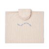 LIEWOOD Pončo Kaiden - stripe Sorbet rose / Creme de la creme