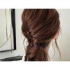 FIONA FRANCHIMON Sada tří vlasových spon - NO.1 Hairpin - Ruby Red