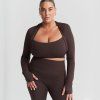 SISTERLY TRIBE Bolero Top - Espresso