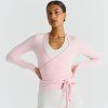 SISTERLY TRIBE Ballet Wrap Top - Slipper