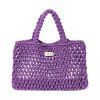 STUDIO NOOS Taška Mini Purple Macrame