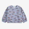BOBO CHOSES Mikina Race Car all over light blue