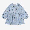 BOBO CHOSES Džínové šaty Game Pawns all over - LIGHT BLUE