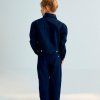 THE NEW SOCIETY Kalhoty Mia - Blue Denim
